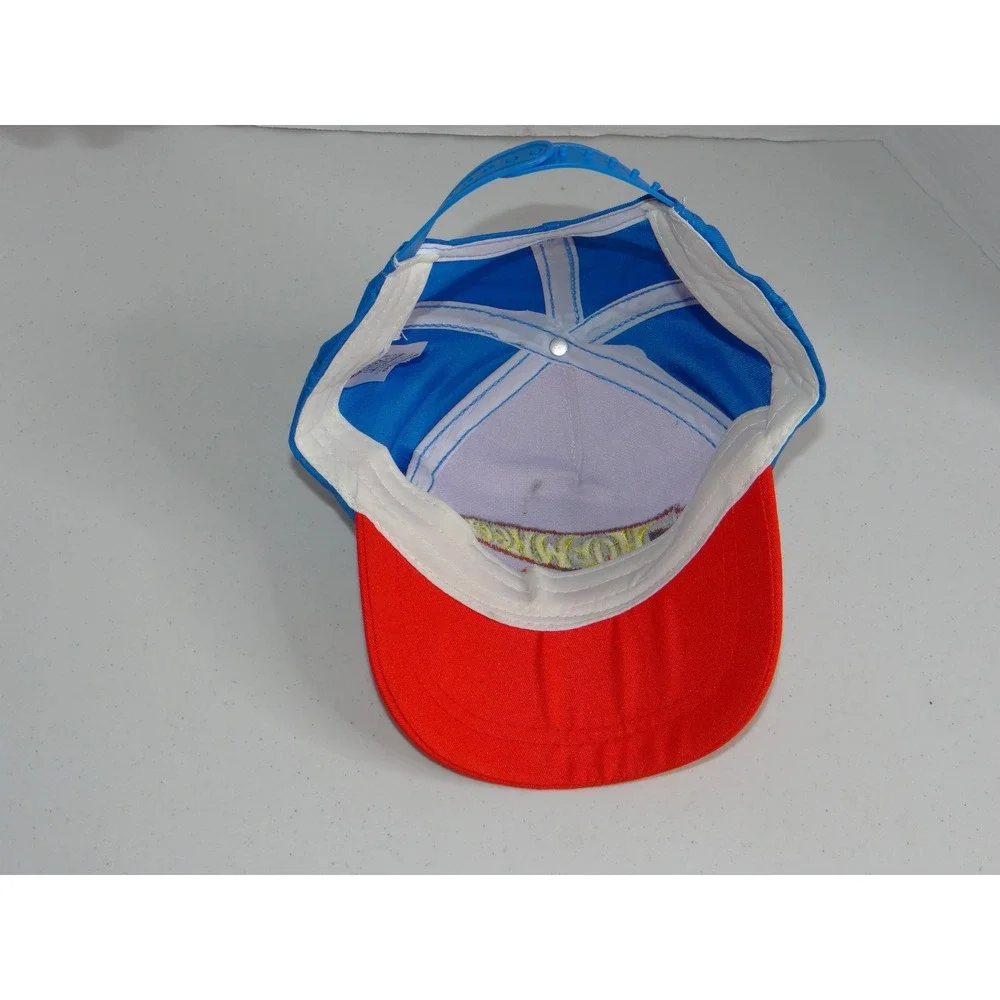 Hot Wheels Monster Trucks Snapback Hat Blue White Red Racing Cap 2024 Mattel